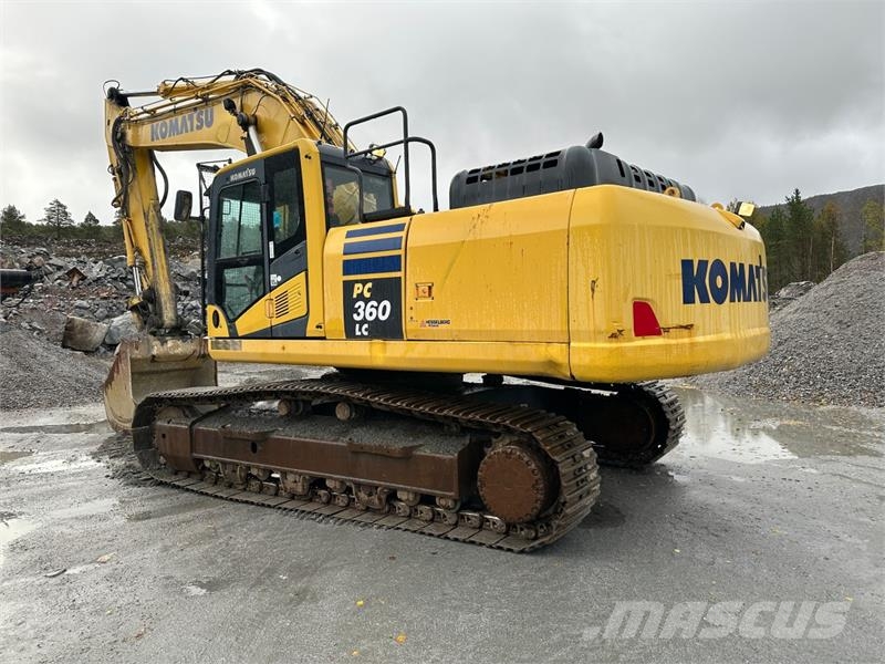 Komatsu PC 360 LC-10 gravemaskin med G90 feste حفارات زحافة
