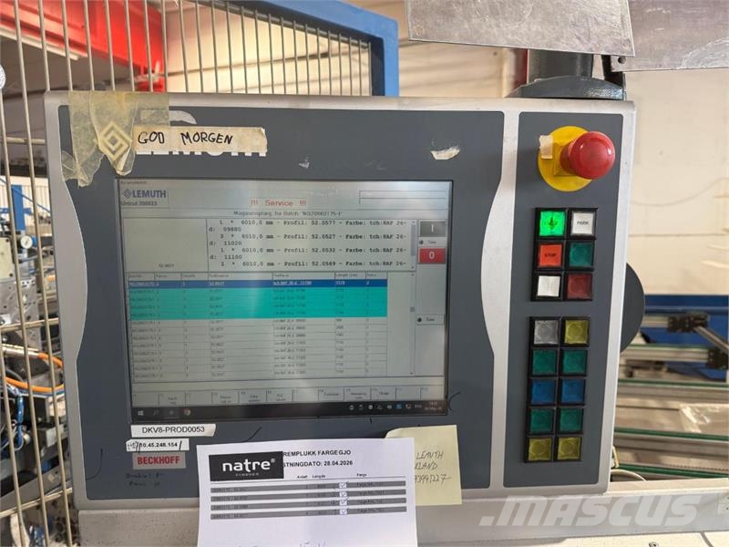  Lemuth Gmbh Saganlegg for klipping av aluminiumspr Muut koneet