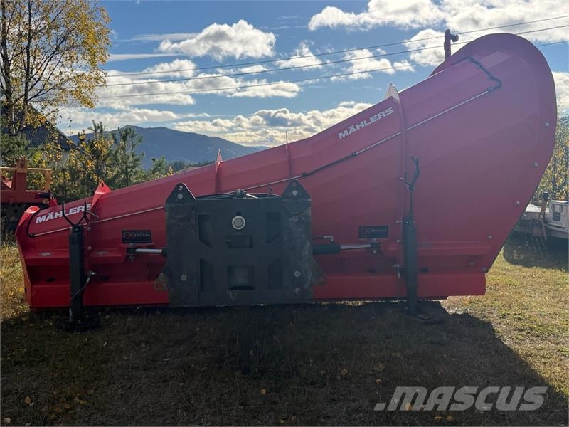  Mahlers DPF diagonal plog - 3,70m - Nytt slitestål Alte accesorii tractor