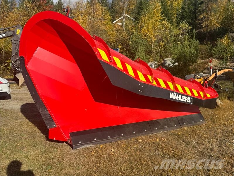  Mahlers DPF diagonal plog - 3,70m - Nytt slitestål Alte accesorii tractor