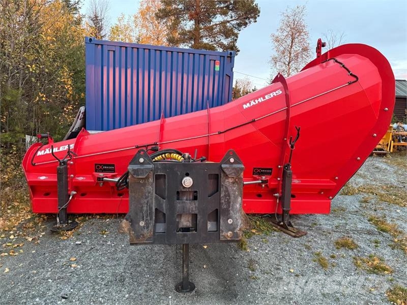  Mahlers DPF diagonal plog - 3,70m - Nytt slitestål Annet tilbehør