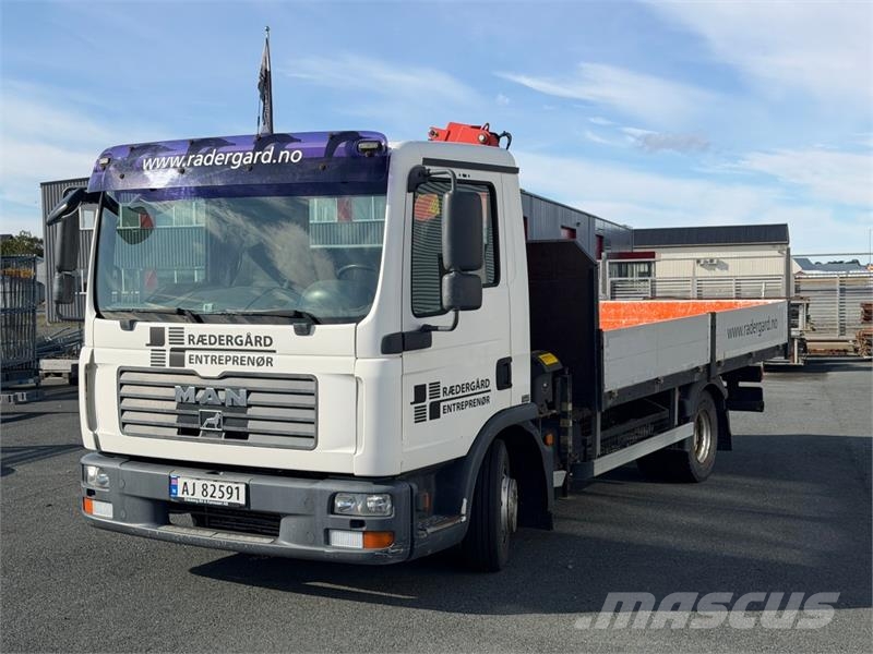 MAN TGL 7.180 KRANBIL - 3,3 TONNMETER PALFINGERKRAN - Crane trucks