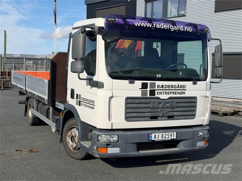MAN TGL 7.180 KRANBIL - 3,3 TONNMETER PALFINGERKRAN - Crane trucks