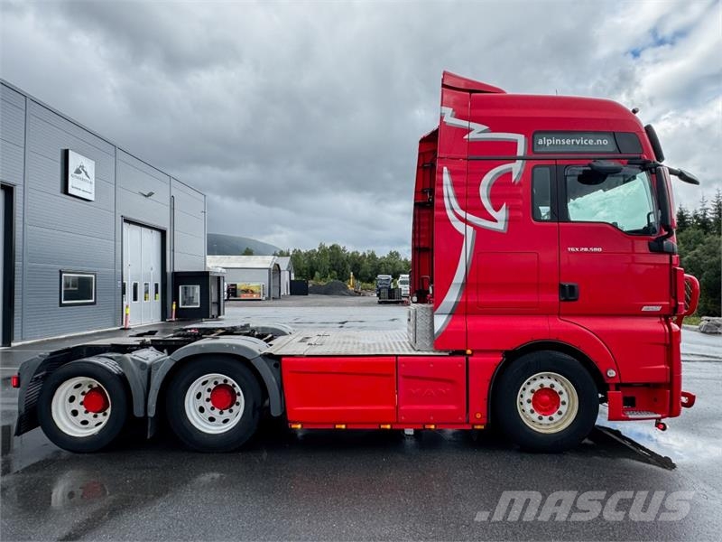 MAN TGX 28.580, D38 Euro 6 - 6x2 - EU godkjent til jul وحدات الجر