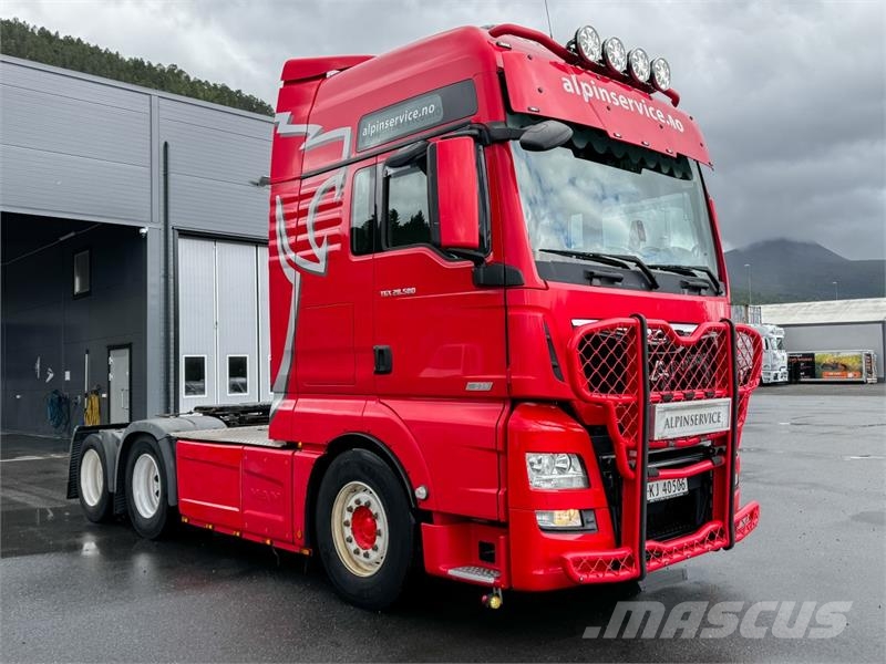 MAN TGX 28.580, D38 Euro 6 - 6x2 - EU godkjent til jul وحدات الجر