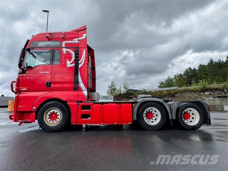 MAN TGX 28.580, D38 Euro 6 - 6x2 - EU godkjent til jul وحدات الجر