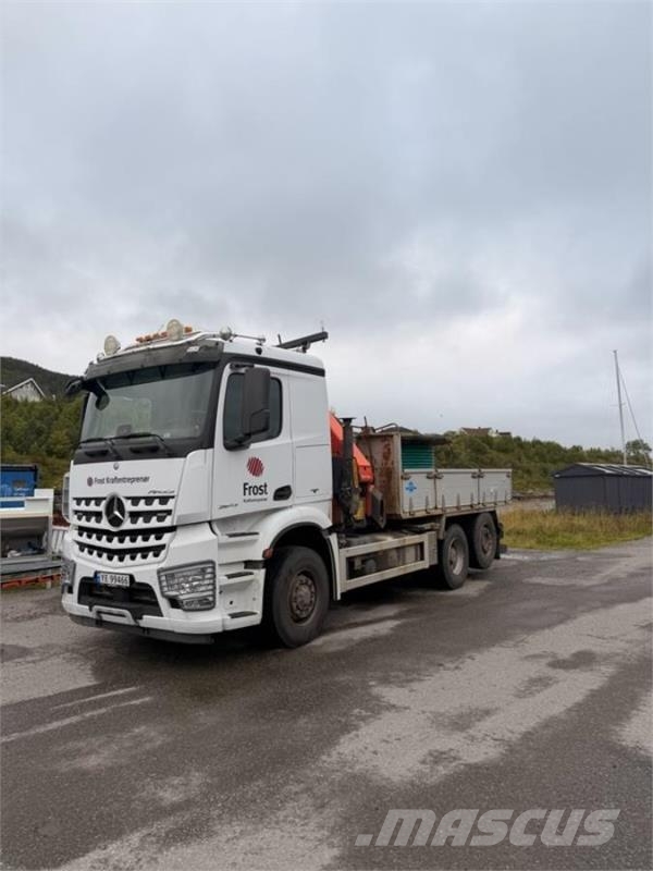 Mercedes-Benz Arocs 2643 kranbil med Palfinger PK 23002-SH E kra Kraanaga veokid