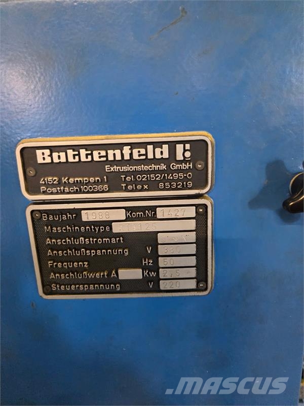 Plastmaskiner ekstruder, vakuum-/kalibreringsenhet Anlegg - Annet
