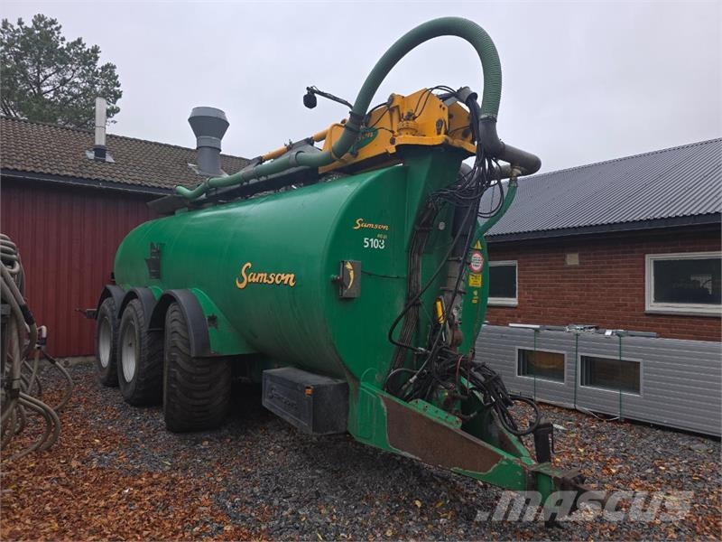 Samson PG25 gjødselvogn 25 m³, 8" fyllekran og spredeutst Інше додаткове обладнання для тракторів