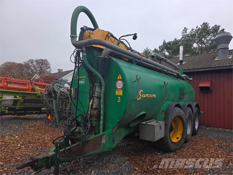 Samson PG25 gjødselvogn 25 m³, 8" fyllekran og spredeutst Інше додаткове обладнання для тракторів