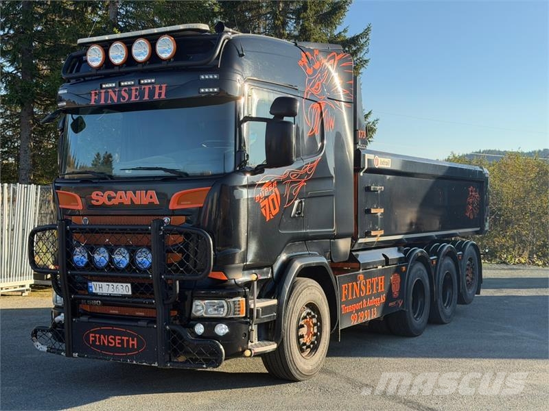 Scania 2015 Scania R580 V8 - Super70 - 4-akslet tippbil m Tipper trucks