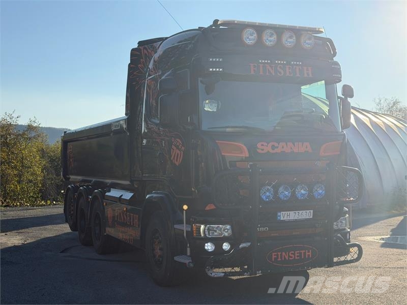 Scania 2015 Scania R580 V8 - Super70 - 4-akslet tippbil m Tipper trucks