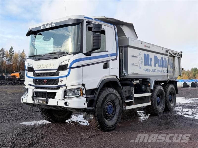 Scania G500 XT B6x6HZ 6x6 dumper – 500 hk – kun 21201 km Pašizgāzējs