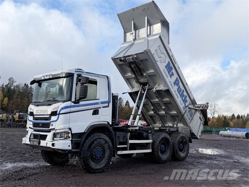 Scania G500 XT B6x6HZ 6x6 dumper – 500 hk – kun 21201 km Pašizgāzējs