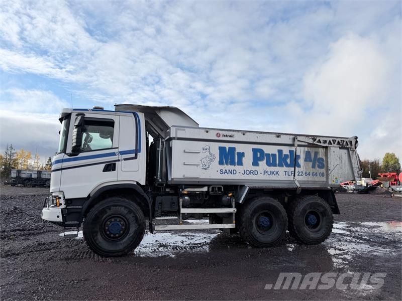 Scania G500 XT B6x6HZ 6x6 dumper – 500 hk – kun 21201 km Pašizgāzējs