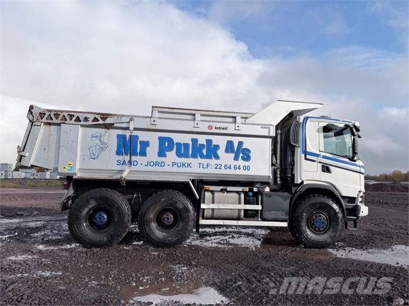 Scania G500 XT B6x6HZ 6x6 dumper – 500 hk – kun 21201 km Pašizgāzējs