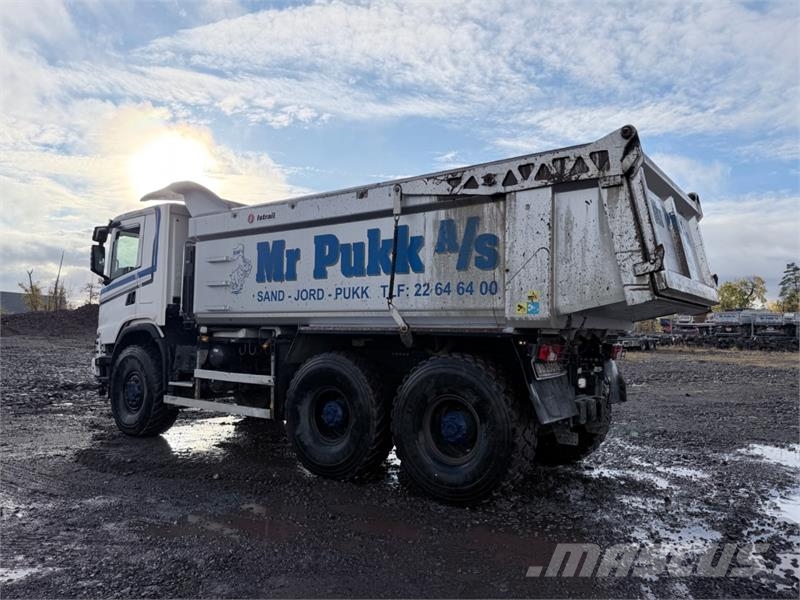 Scania G500 XT B6x6HZ 6x6 dumper – 500 hk – kun 21201 km Pašizgāzējs
