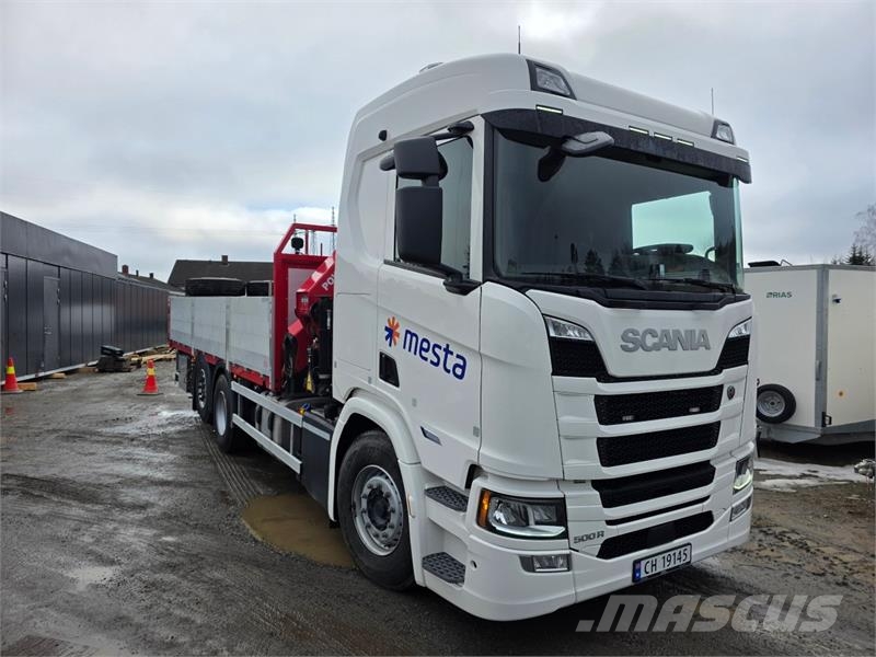 Scania R500 B6x2*4 Kranbil HMF 3220 32 tm, plan, 55 802 k Kamioni sa kranom