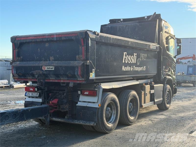 Scania R650 V8 tippbil med Istrail tippkasse Tippbil