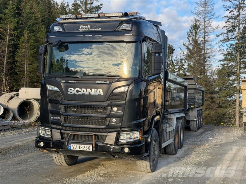 Scania R650 V8 tippbil med Istrail tippkasse Tippbil