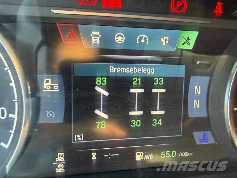 Scania R650 V8 tippbil med Istrail tippkasse Tippbil