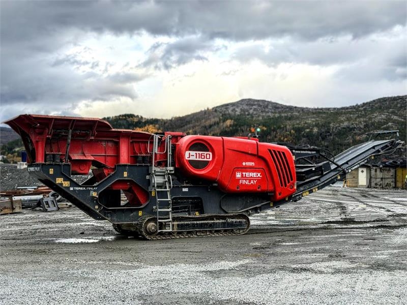 Terex Finlay J-1160 CR029 grovknuser, kun 2 907 t, magnetbånd جراشات