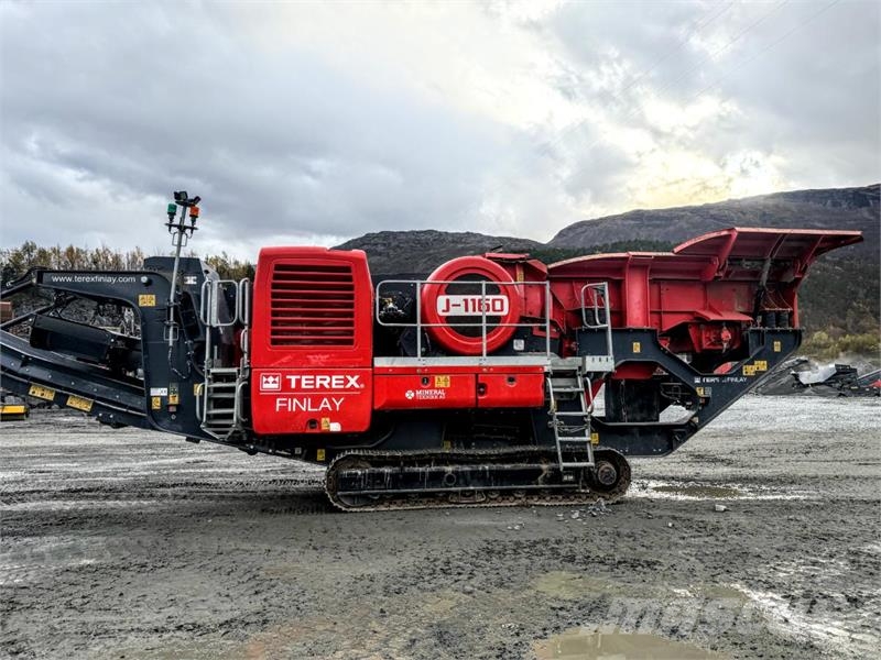 Terex Finlay J-1160 CR029 grovknuser, kun 2 907 t, magnetbånd جراشات