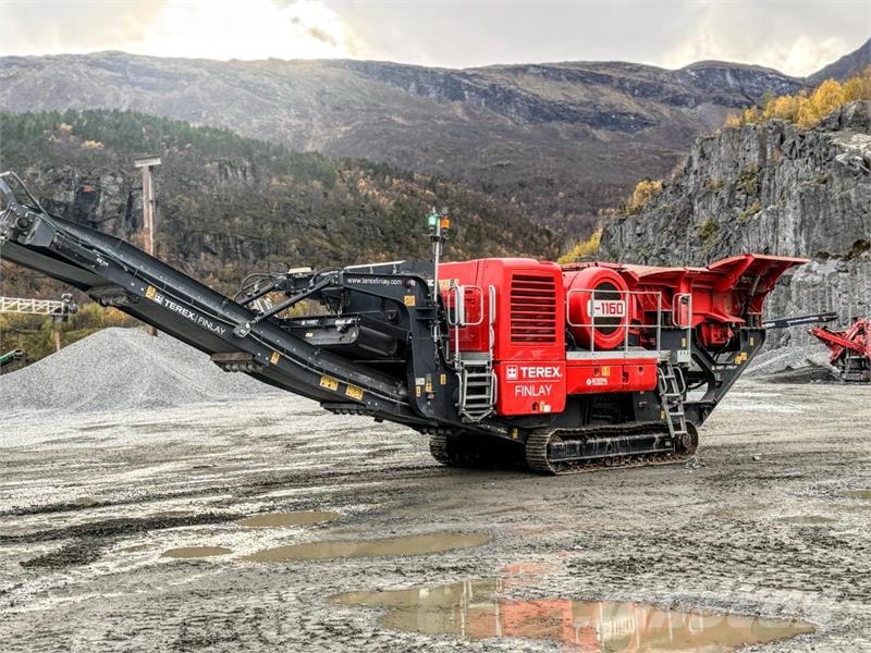 Terex Finlay J-1160 CR029 grovknuser, kun 2 907 t, magnetbånd جراشات