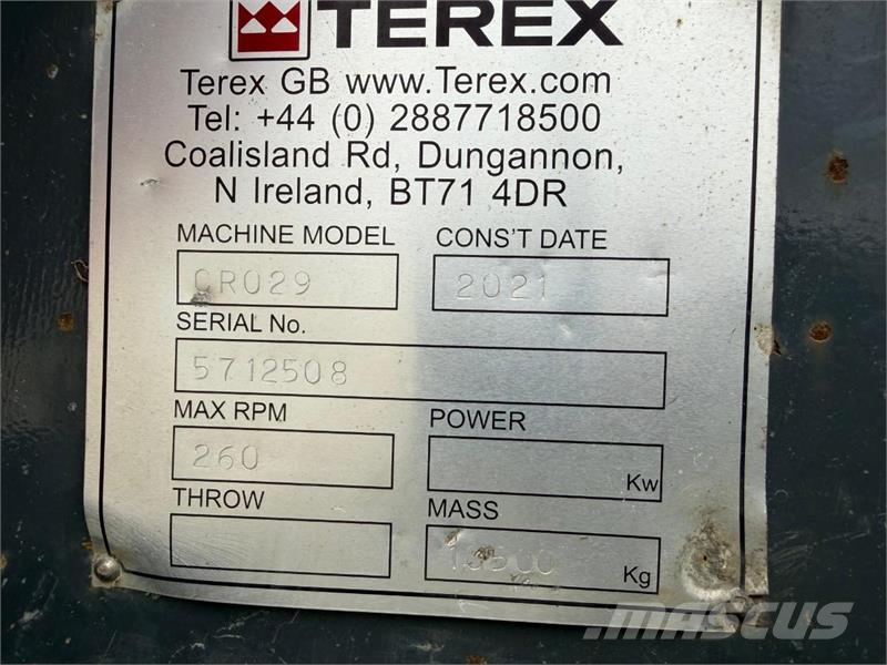 Terex Finlay J-1160 CR029 grovknuser, kun 2 907 t, magnetbånd جراشات