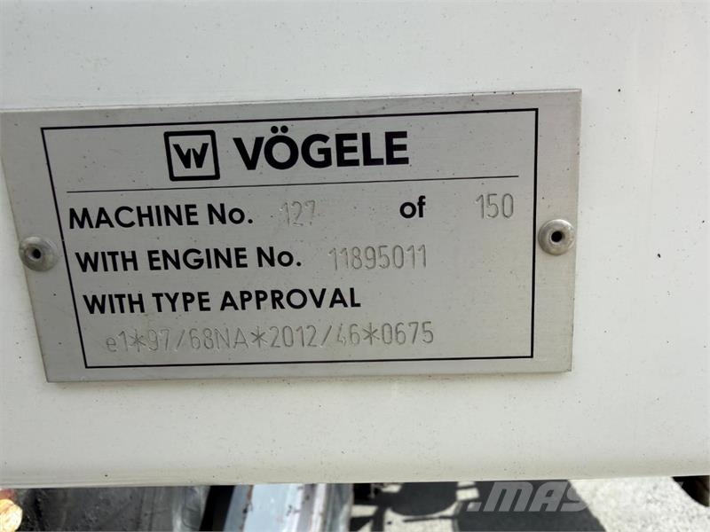 Vögele SUPER 1303-3i ASFALTUTLEGGER Будтехніка - Інші