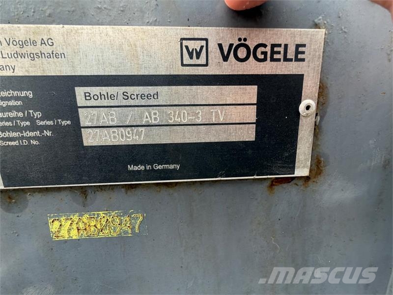 Vögele SUPER 1303-3i ASFALTUTLEGGER Будтехніка - Інші