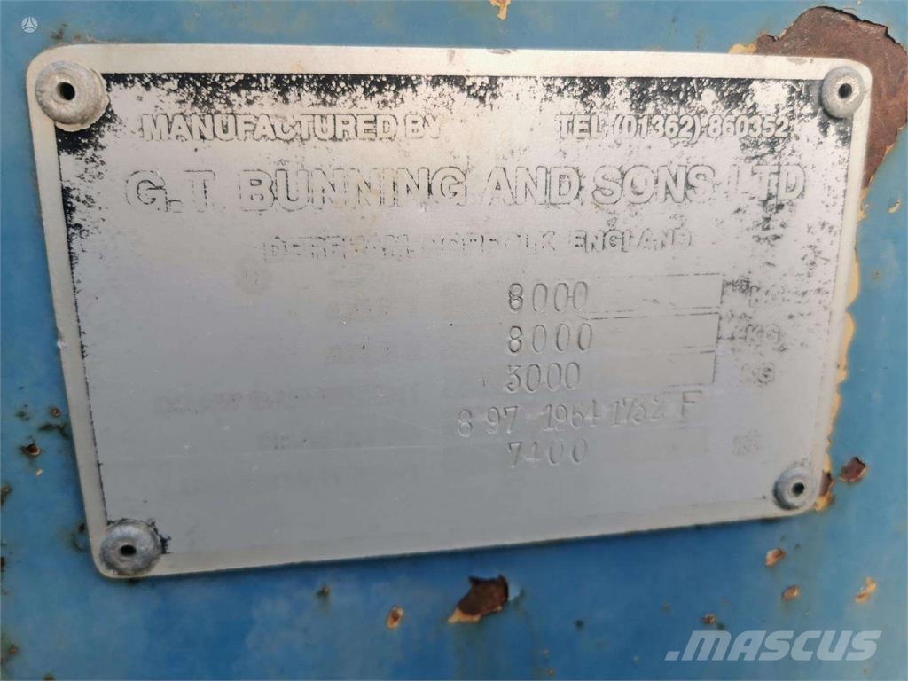 Bunning siloso,žolės puspriekabė Ostale prikolice
