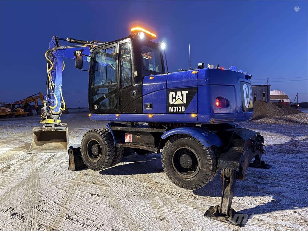 CAT M 313 D Rototilt + Grapple Excavadoras de ruedas