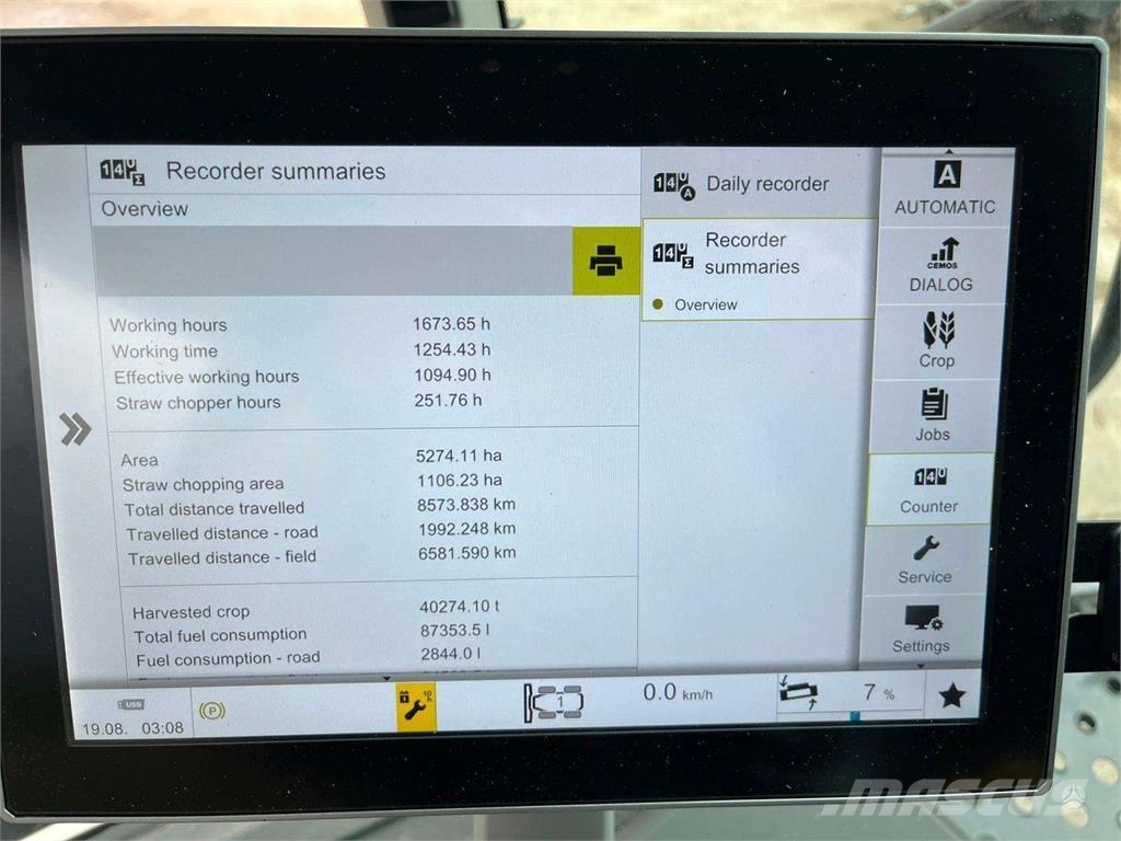CLAAS Lexion 8800 コンバイン