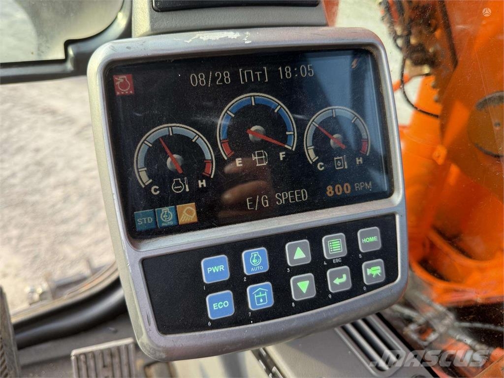 Doosan DX 160 W , ROTO + GRAPPLE Колісні екскаватори