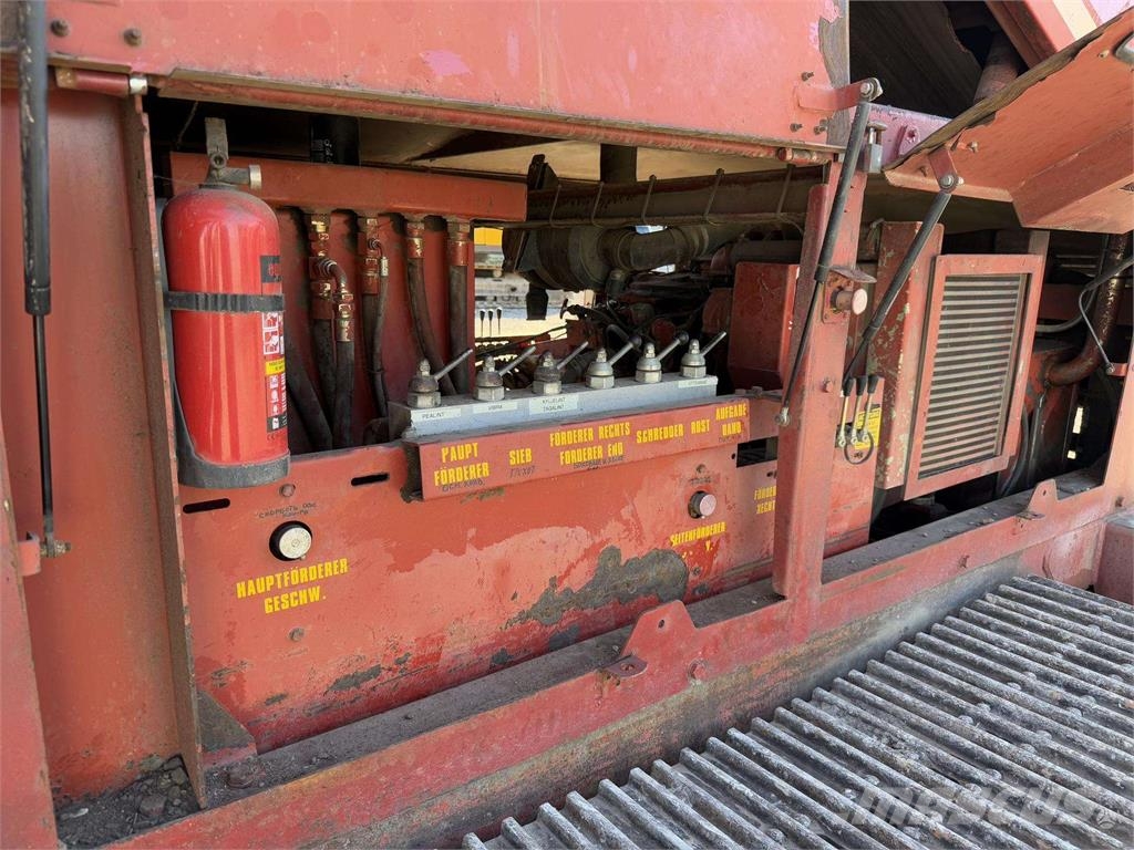 Extec 5000 Turbo Trac , 26 ton Zeefinstallatie