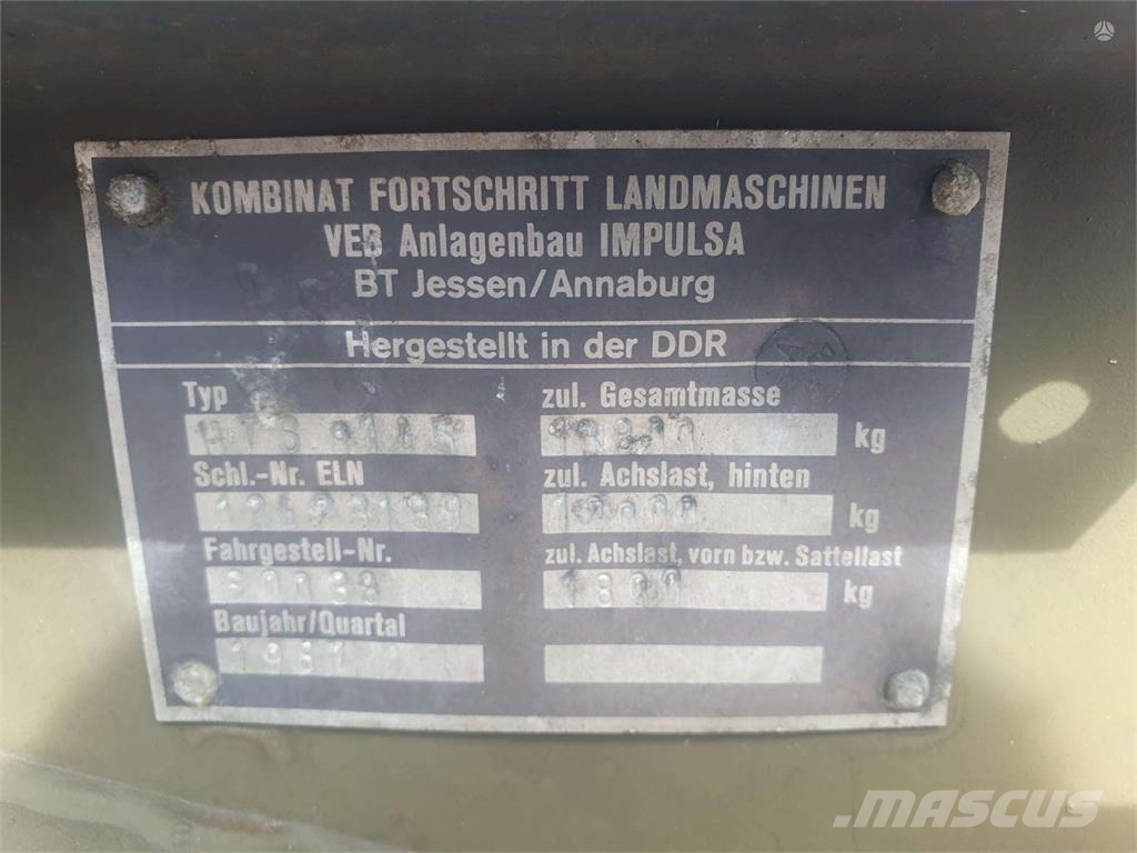 Fortschritt HTS 81.45 Gülletankwagen