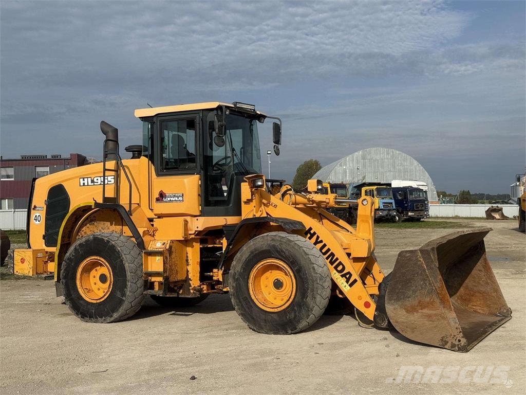 Hyundai HL 955 , quick coupler , 3m3 Iekrāvēji uz riteņiem