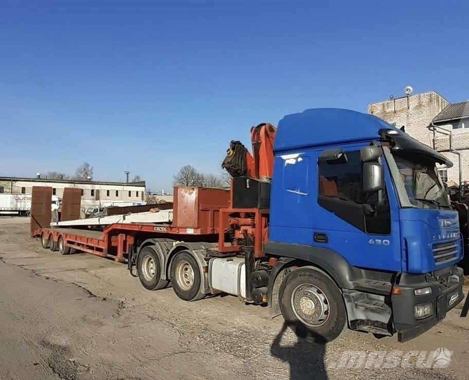 Iveco STRALIS 430 + PALFINGER PK32080 + KING GTS44/3 Smagās mašīnas ar celtni