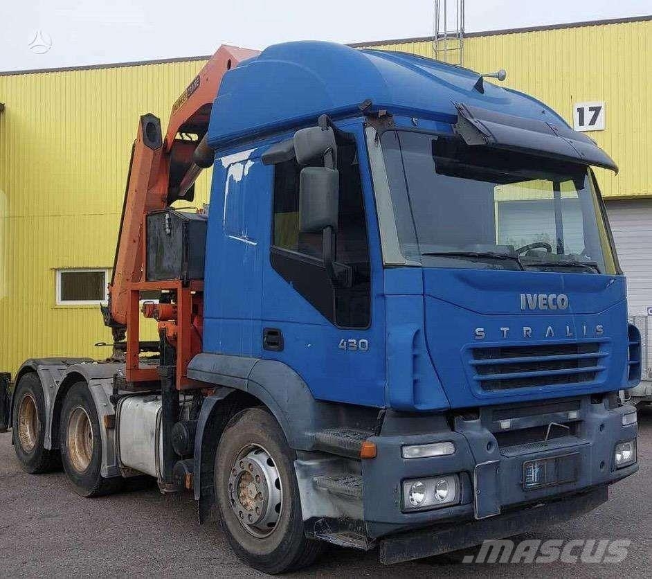 Iveco STRALIS 430 + PALFINGER PK32080 Vilcēji