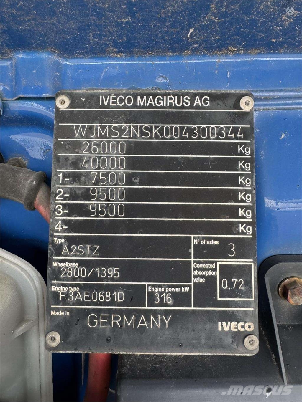 Iveco STRALIS 430 + PALFINGER PK32080 Vilcēji
