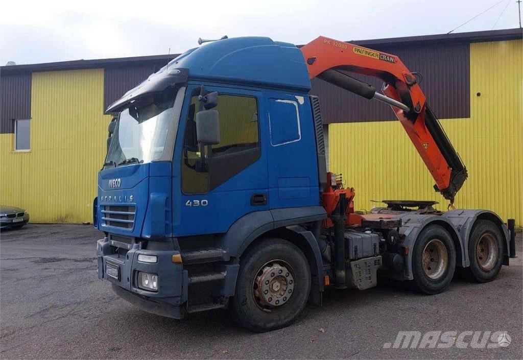 Iveco STRALIS 430 + PALFINGER PK32080 Vilcēji