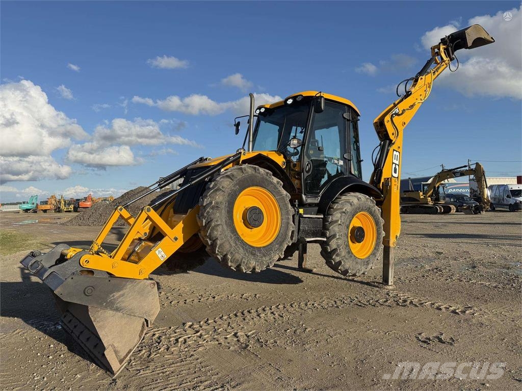 JCB 4 CX , quick coupler front & b Buldoexcavatoare