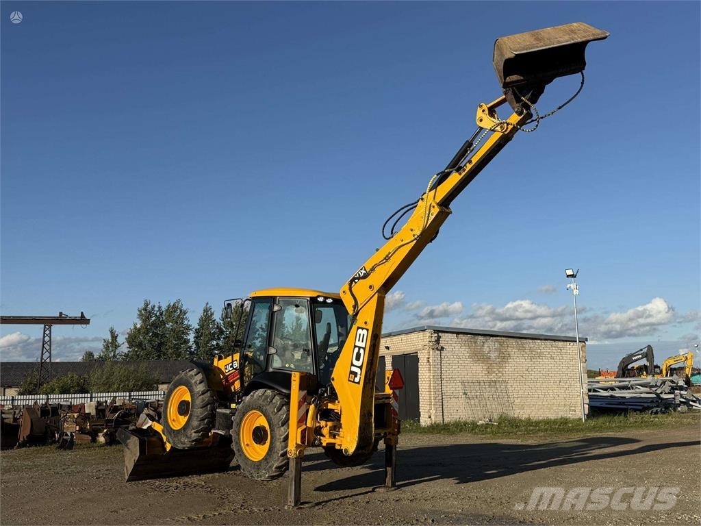 JCB 4 CX , quick coupler front & b Buldoexcavatoare