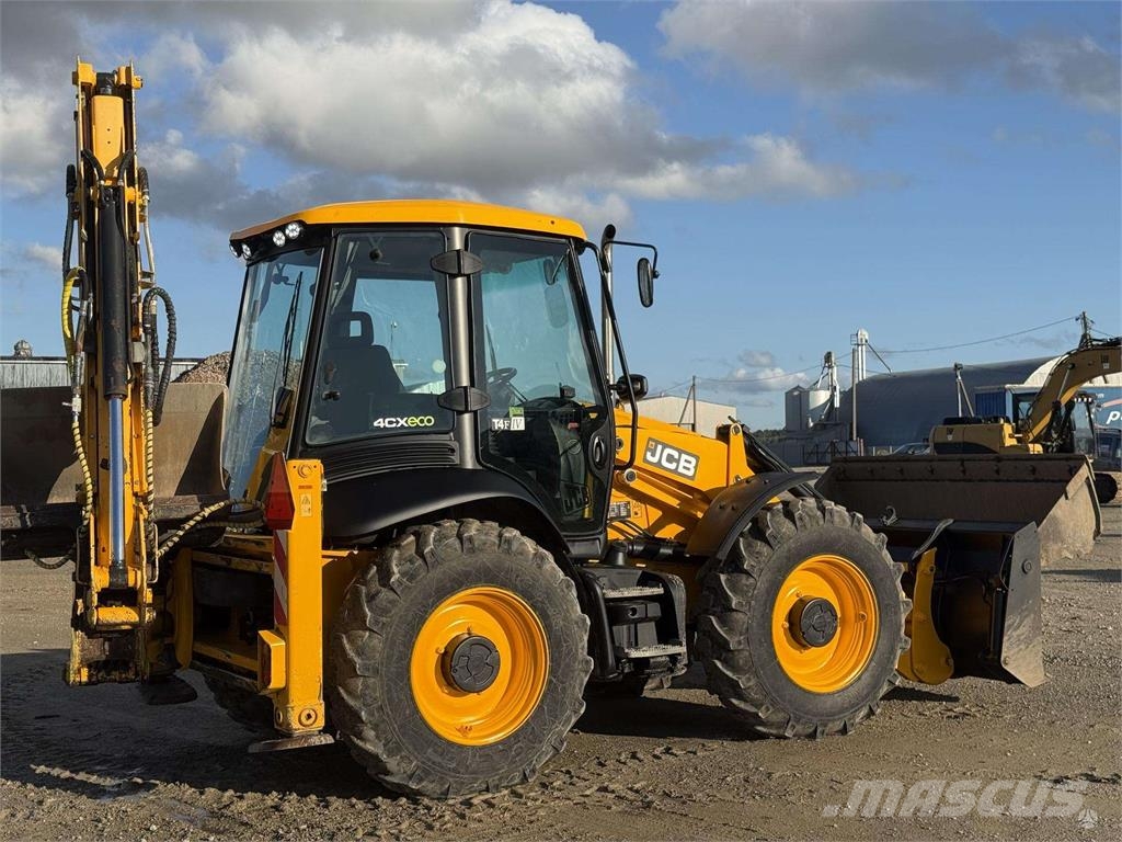 JCB 4 CX , quick coupler front & b Buldoexcavatoare