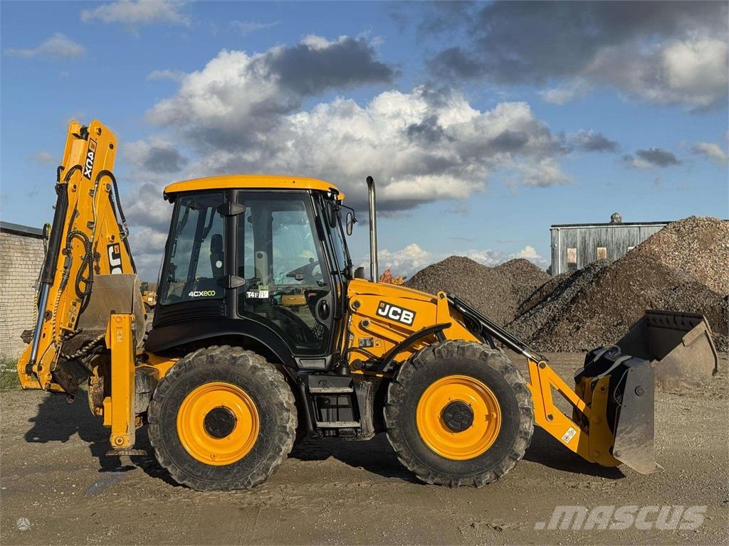 JCB 4 CX , quick coupler front & b Buldoexcavatoare