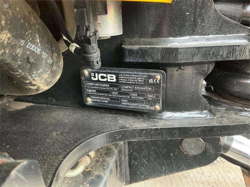 JCB 50Z-2 Excavadoras sobre orugas