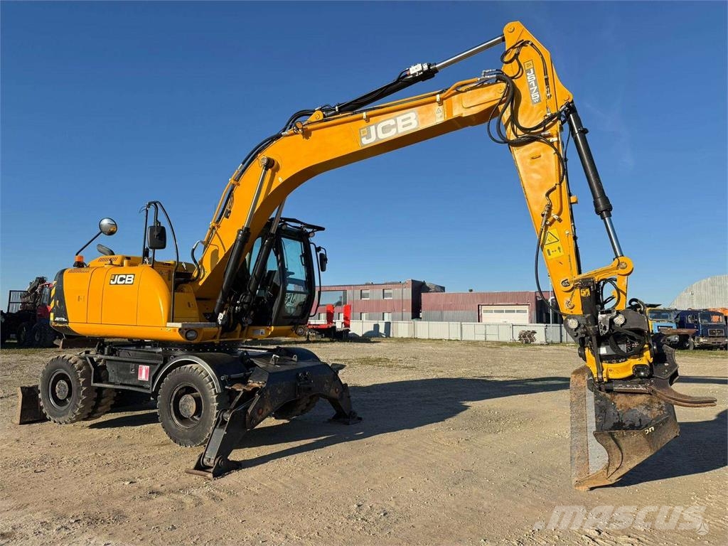 JCB JS 175 W Engcon + grapple Wielgraafmachines