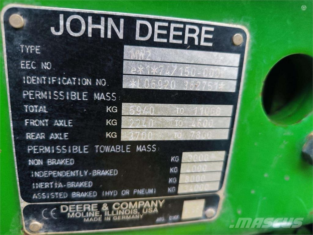 John Deere 6920 Tractores