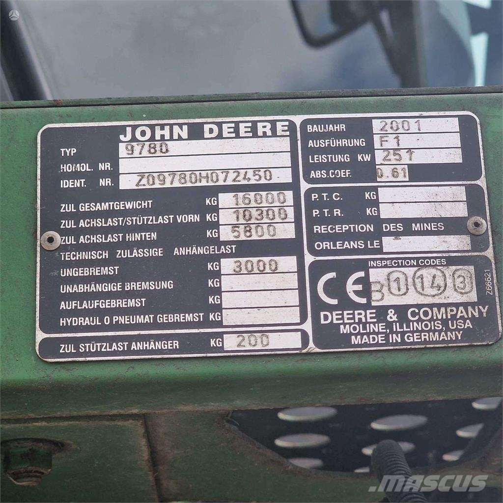 John Deere 9780 CTS Maszyny rolnicze - Inne